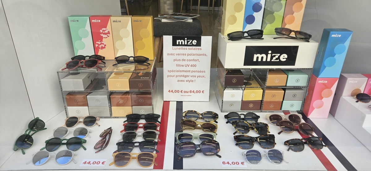 Mize , la nouvelle marque francaise de lunettes de soleil polarisées